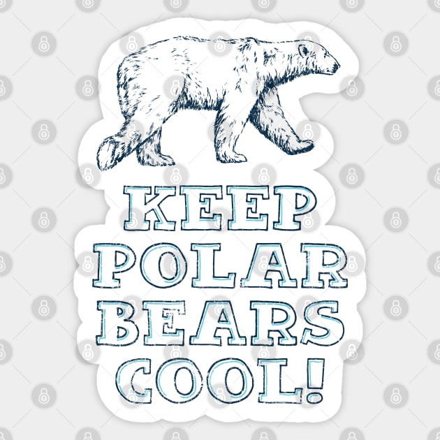 Keep Polar Bears Cool! (Worn) [Rx-tp] Sticker by Roufxis